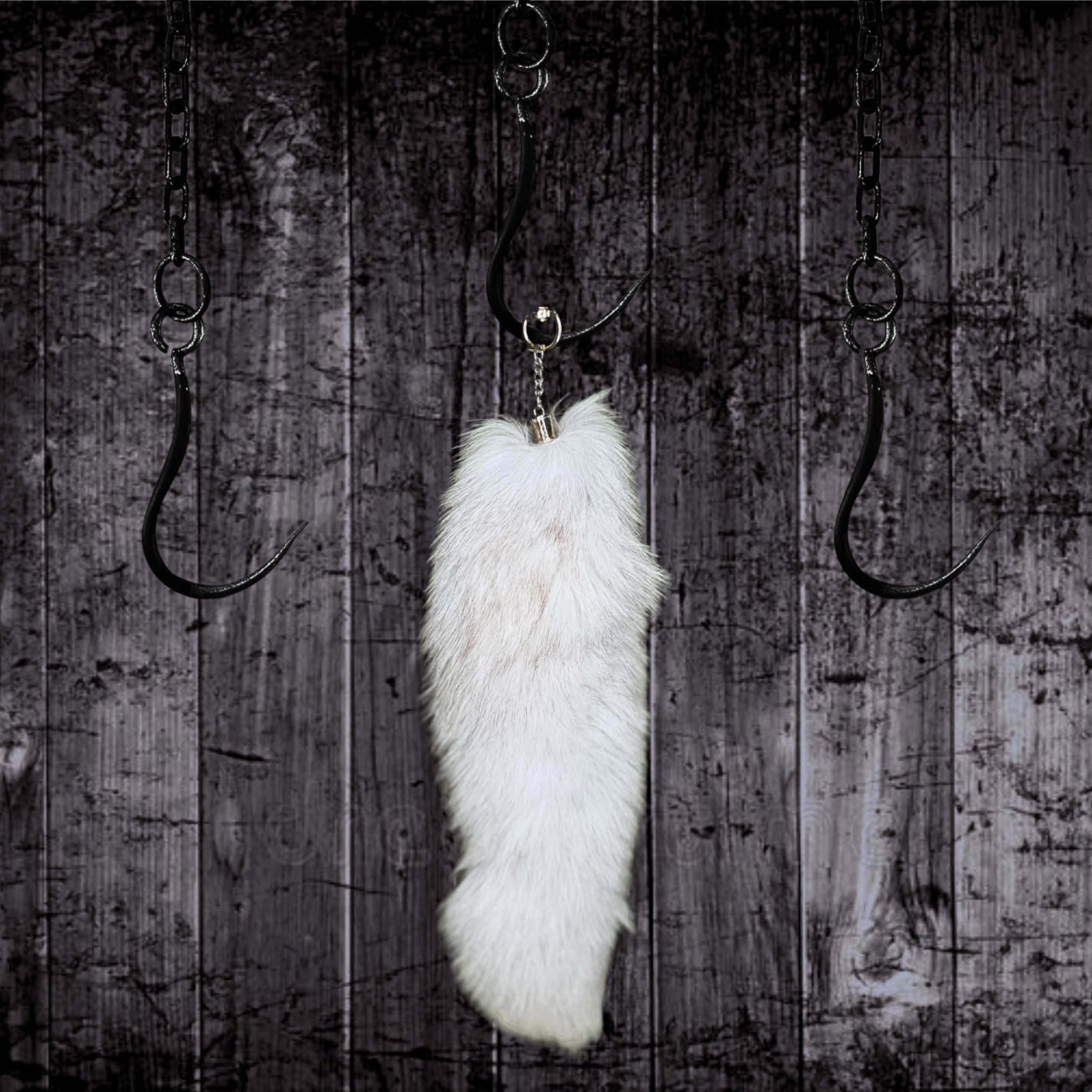 Open Season Faux Tail Keychain