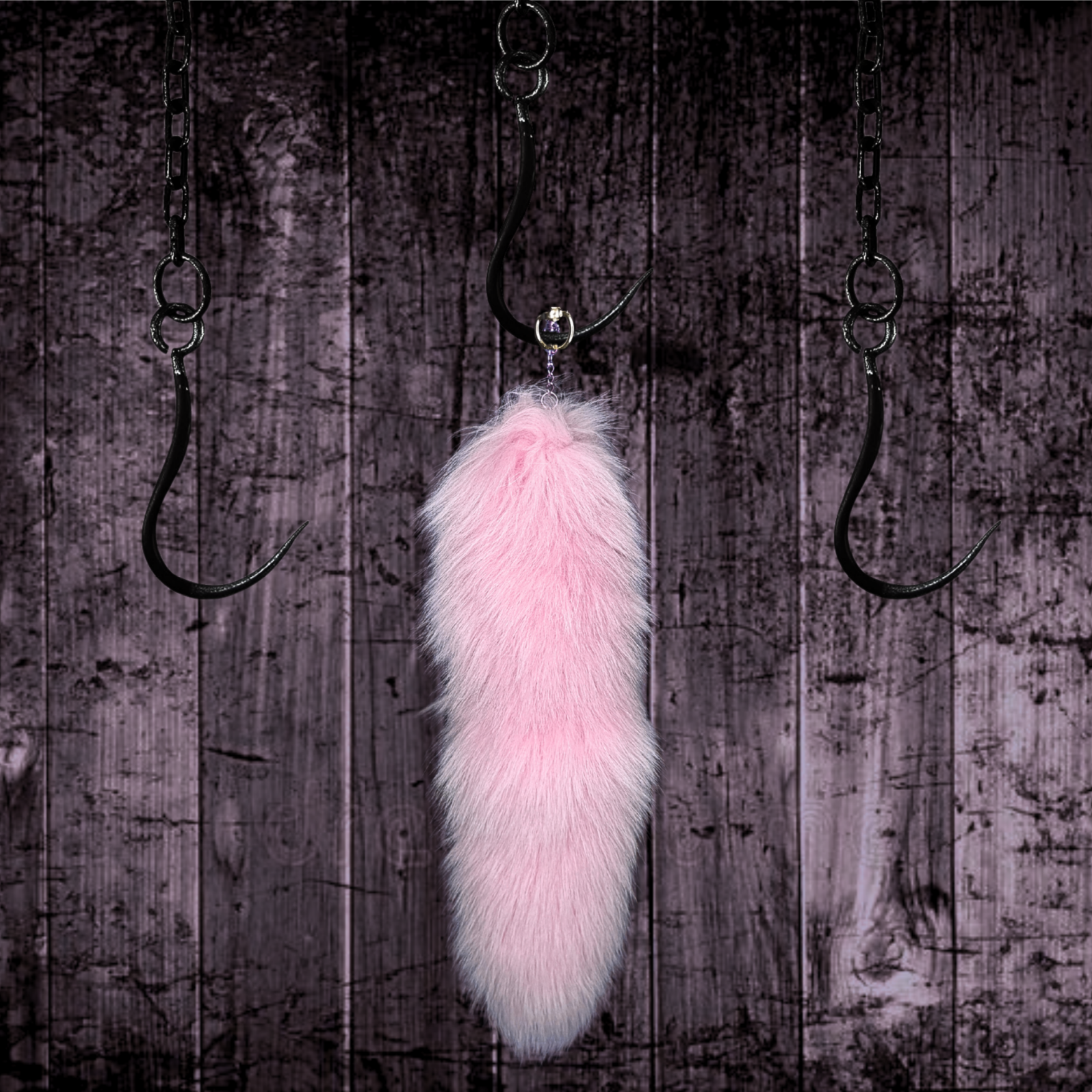 Fruity Faux Tail Keychain